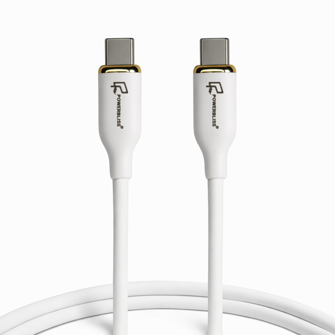 Powerbliss Gold Silicon Cable (Type C to C)