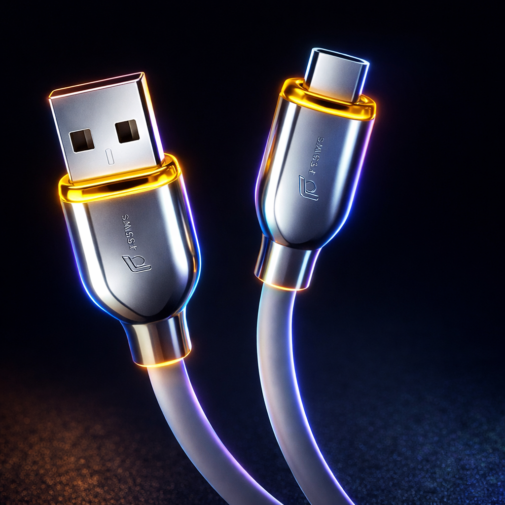 Powerbliss Gold Silicon Cable (Type C to C)